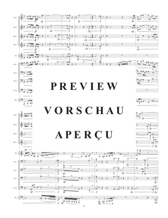 Product gallery: Page 15 of 21 Brom Bones (10-stimmiger Blechbläserchor) (4 Trompeten, 1 Horn, 3 Posaunen, 1 Bassposaune, 1 Tuba) , , )