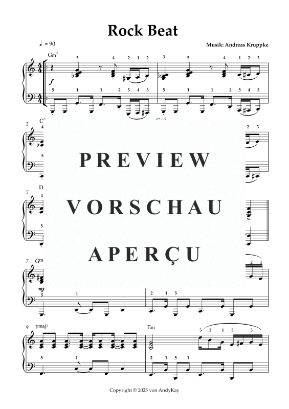 Produktgalerie: Seite 3 von 11 Rock´n Keys (Album), Kruppke, Andreas, Klavier Solo