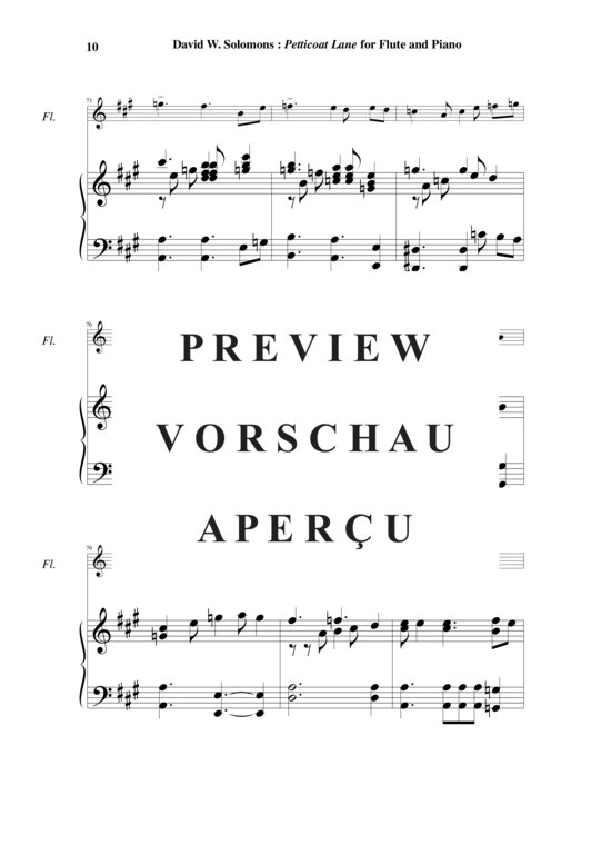 Product gallery: Page 11 of 16 Petticoat Lane , , (flute + piano)