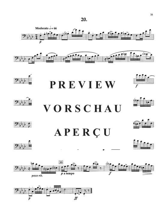 Product gallery: Page 20 of 21 26 Intermediate-Advanced Etudes , , (Euphonium Solo)
