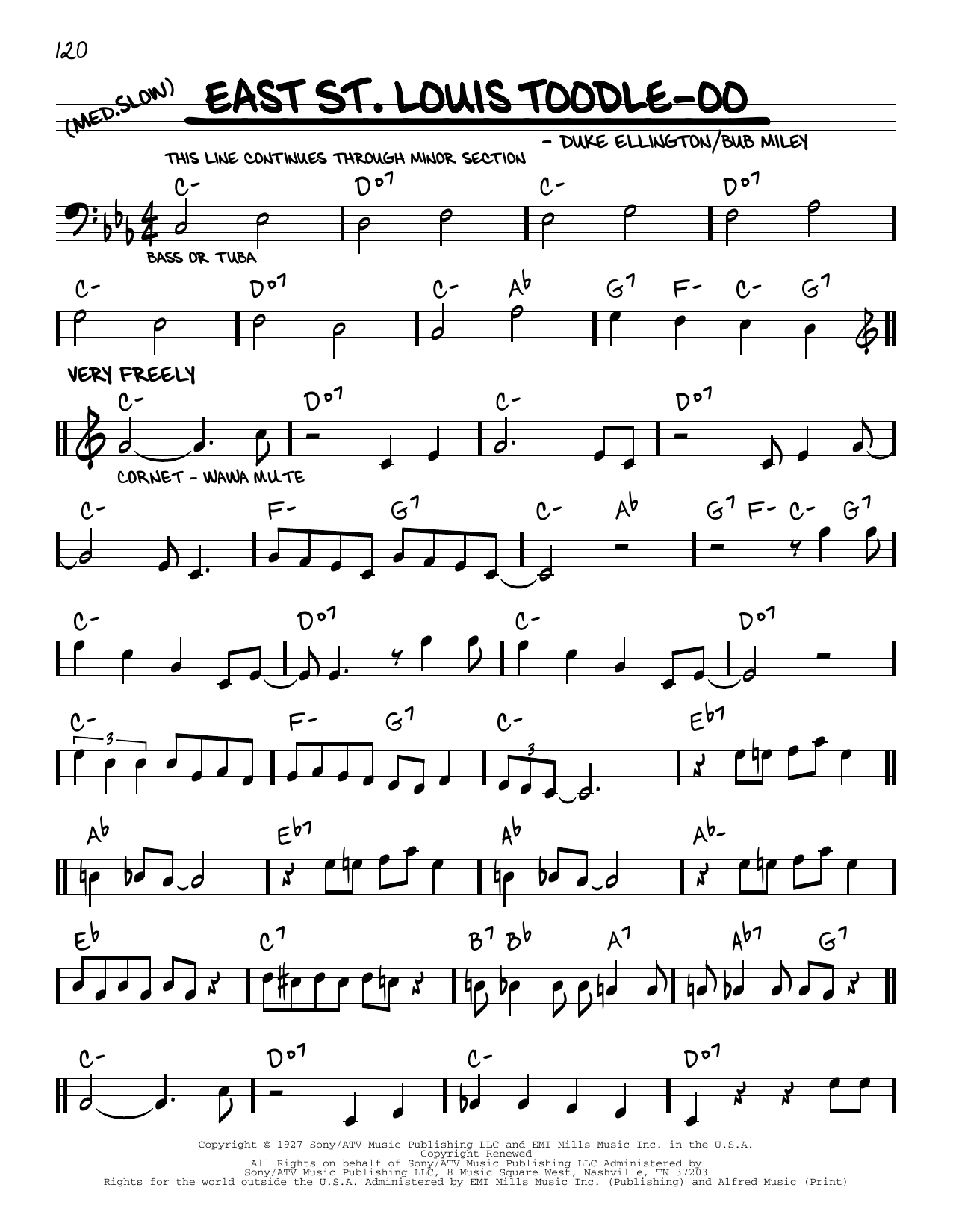 Product picture to: East St. Louis Toodle-oo (arr. Robert Rawlins)