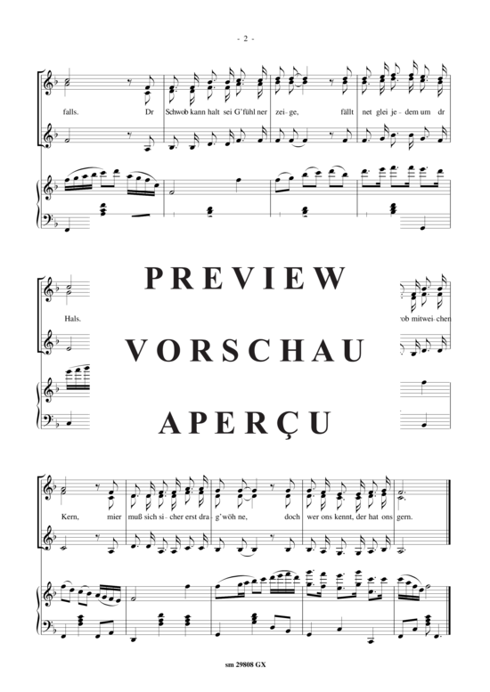 Product gallery: Page 3 of 3 Schwobaland, di muß mr möga , , (Frauenchor, 3-stimmig)