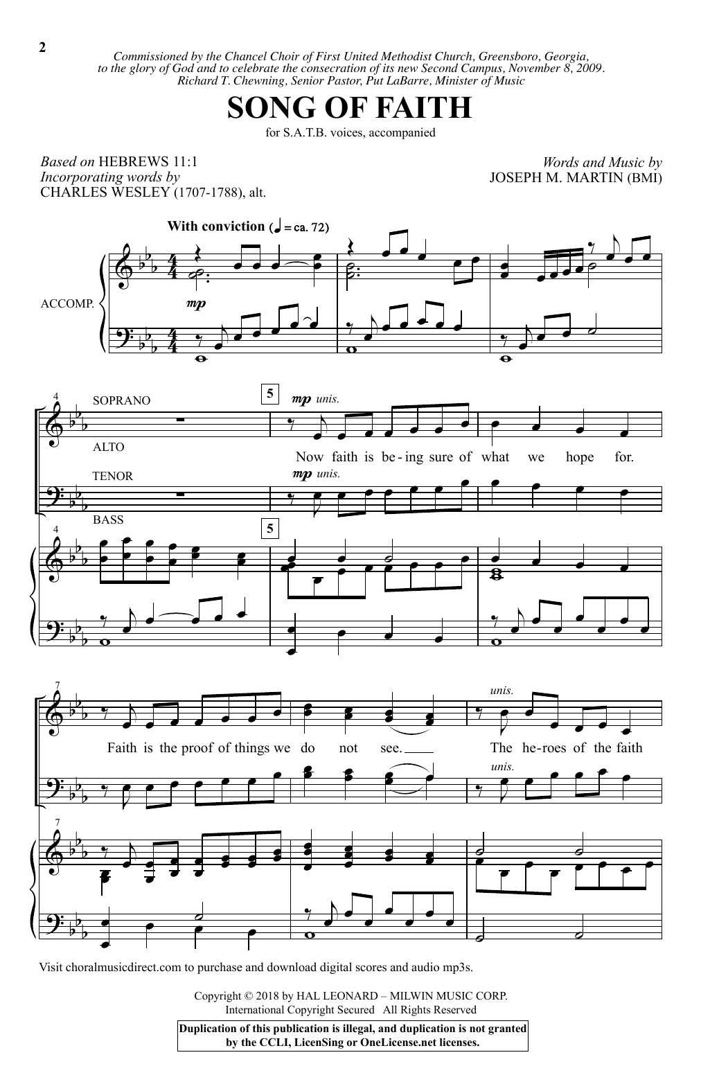 Produktbild zu: Song Of Faith