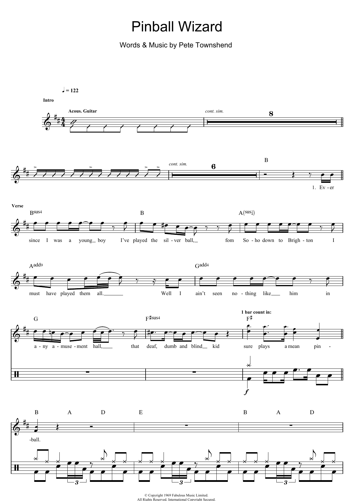 Product gallery: Page 1 of 1 Pinball Wizard, The Who