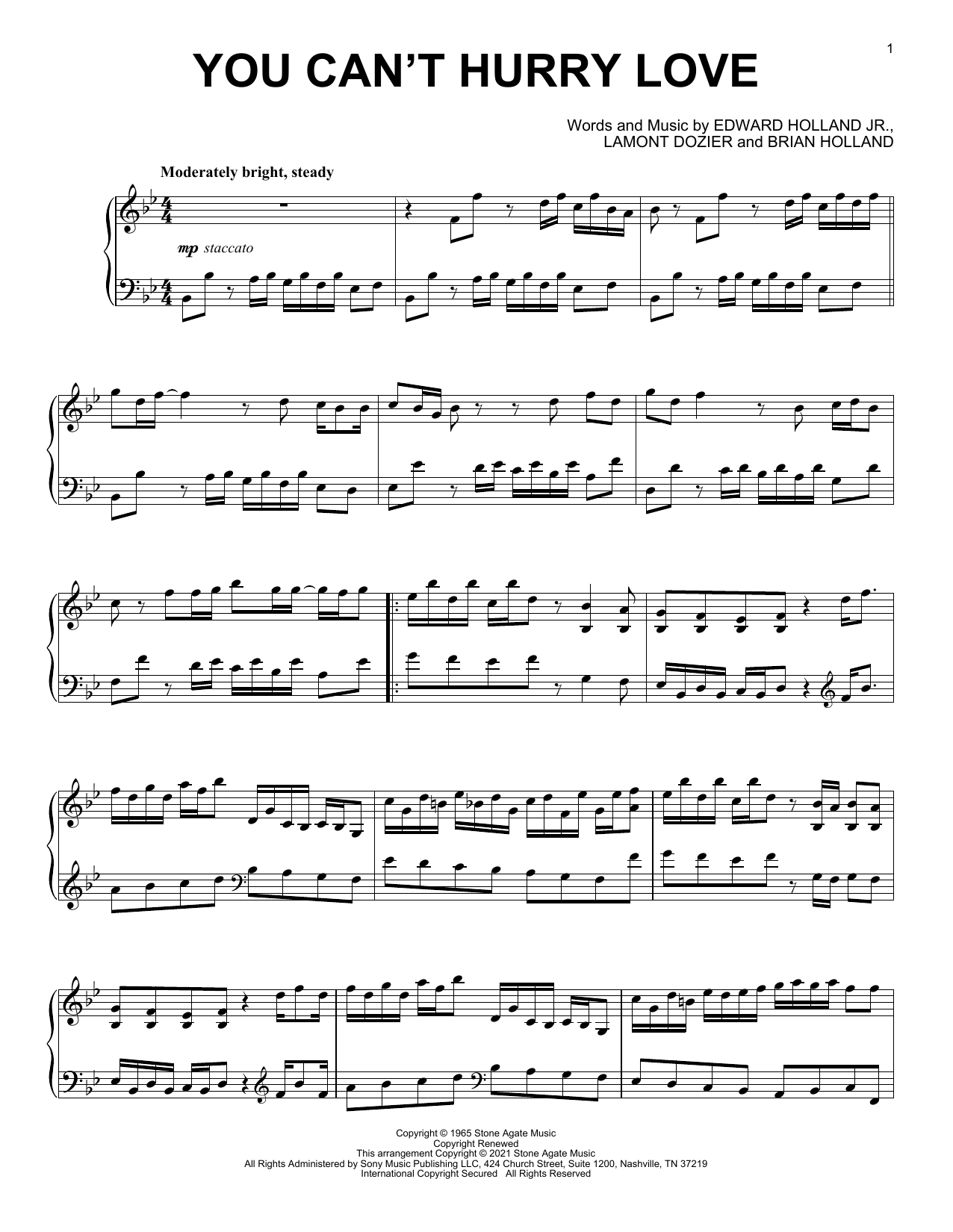 Product picture to: You Can't Hurry Love [Classical version]