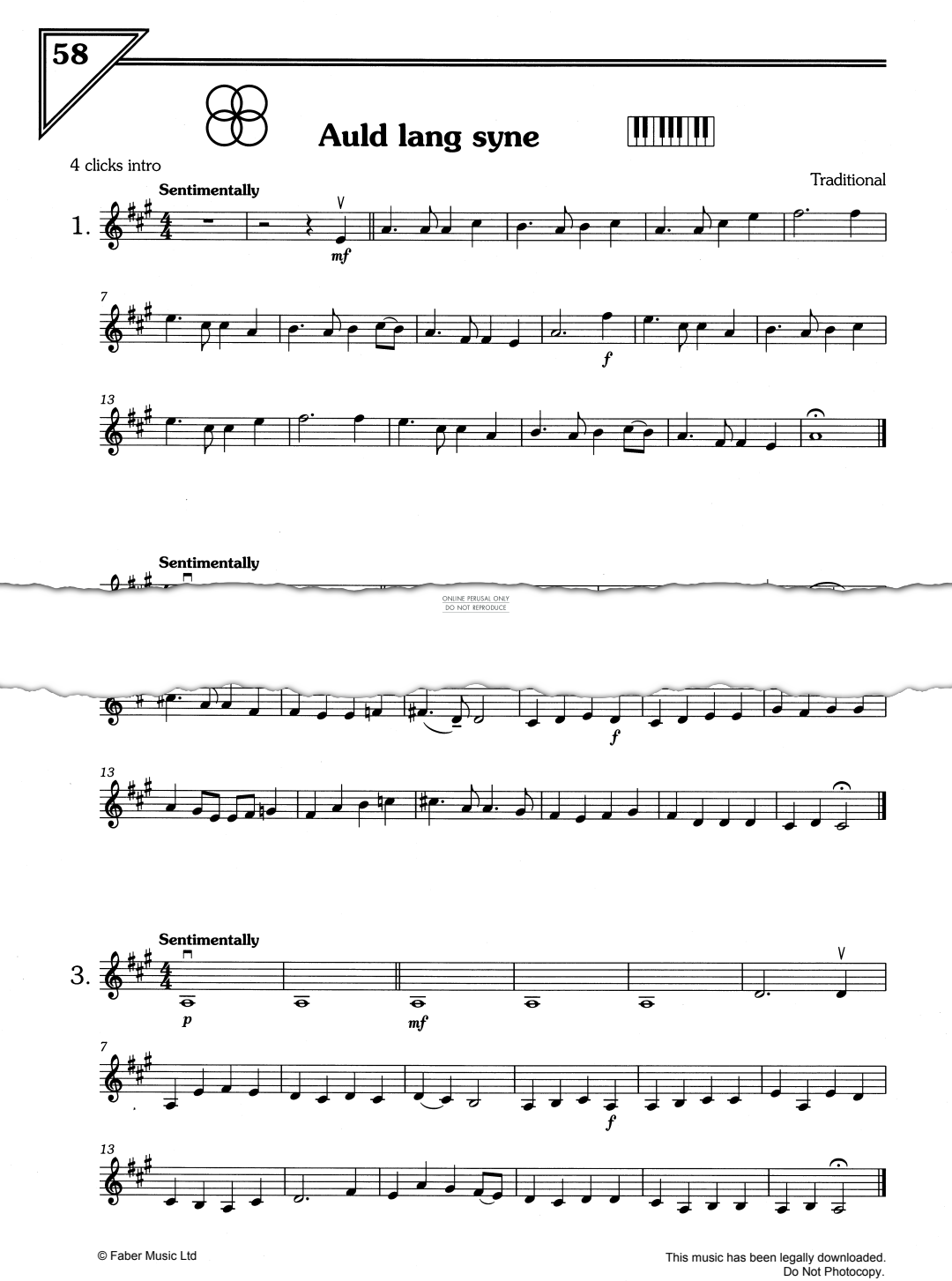 Product gallery: Page 1 of 1 Auld Lang Syne, Traditional