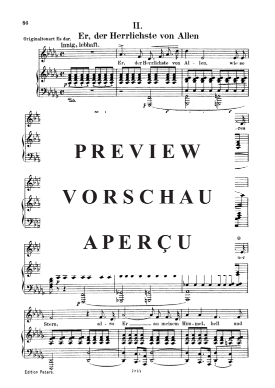 Product gallery: Page 2 of 5 Er, der Herrlichste von allen, Op.42 No.2, , Low Voice and Piano