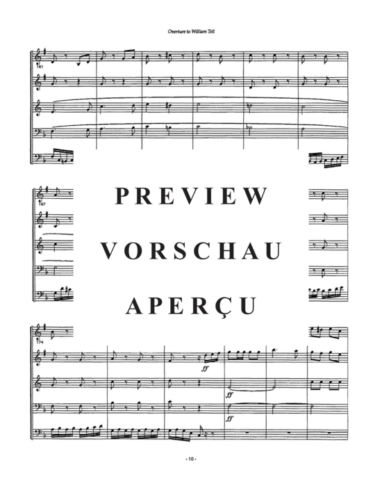 Produktgalerie: Seite 12 von 21 William Tell , , (Blechbläserquintett - Tuba Solo)