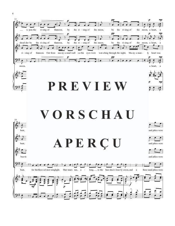 Produktgalerie: Seite 6 von 11 The Rising of the Moon, , Gemischter Chor