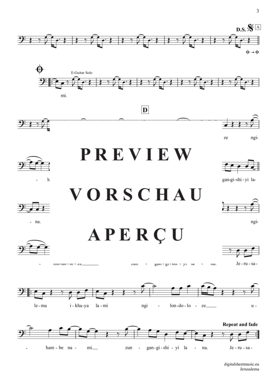 Produktgalerie: Seite 4 von 4 Jerusalema , Master Kg/Zikode, Nomcebo, (Violoncello)