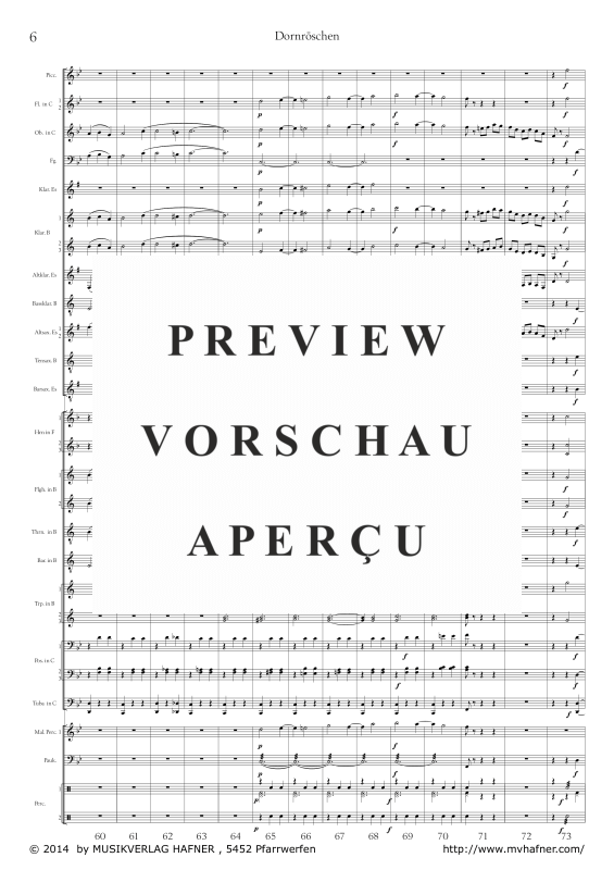 Product gallery: Page 11 of 11 Dornröschen, , (large wind orchestra)