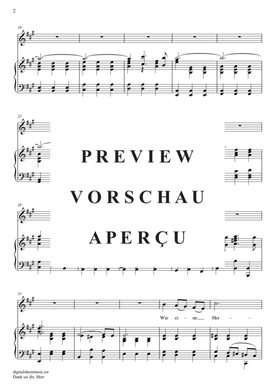 Product gallery: Page 3 of 4 Dank sei dir, Herr , , (medium Cis´ - E´´)