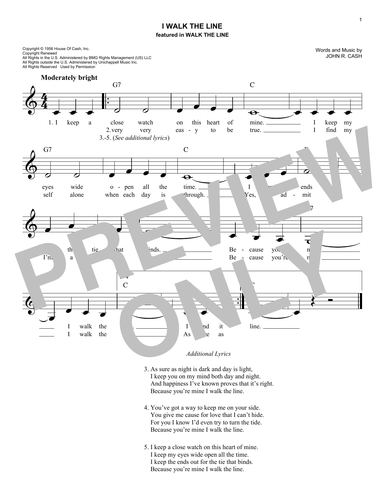 Produktgalerie: Seite 1 von 1 I Walk The Line, Johnny Cash