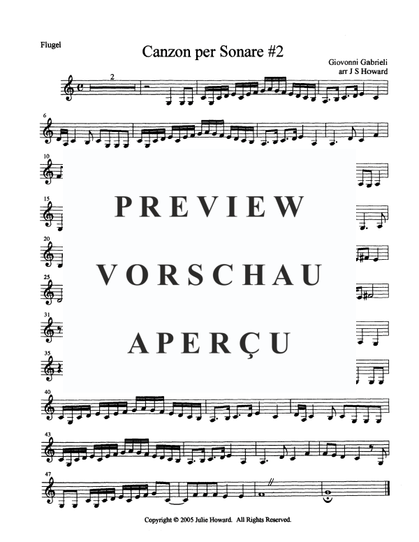 Produktgalerie: Seite 10 von 11 Canzone Per Sonare Nr. 2, , BlechblÀser Quintett