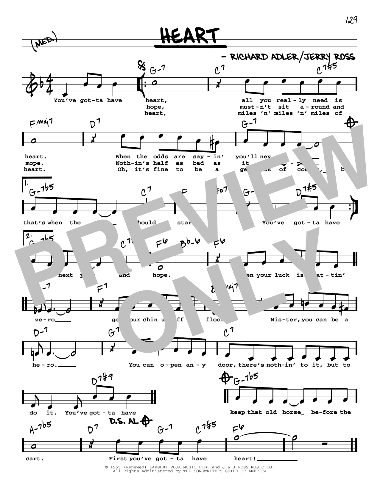 Product picture to: Heart (High Voice) (from Damn Yankees)