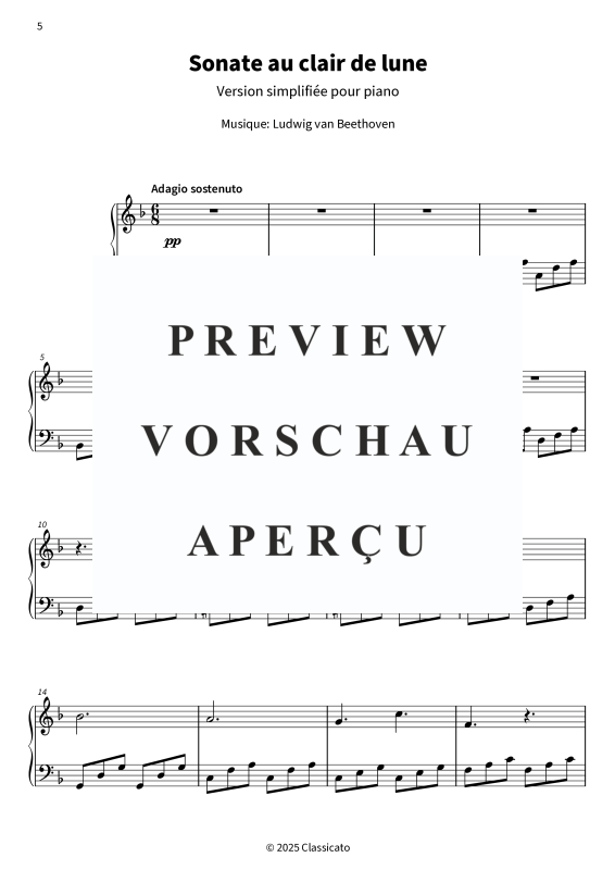 gallery: Pièces nocturnes rêveuses - Pièces pour piano simplifiées pour la paix intérieure, , Klavier Solo