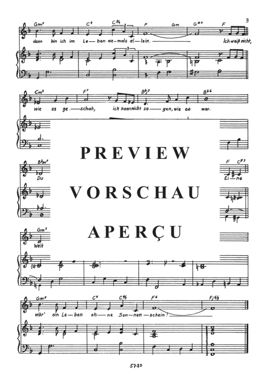 Product gallery: Page 6 of 21 Eine Welt ohne dich , , Piano and Voice