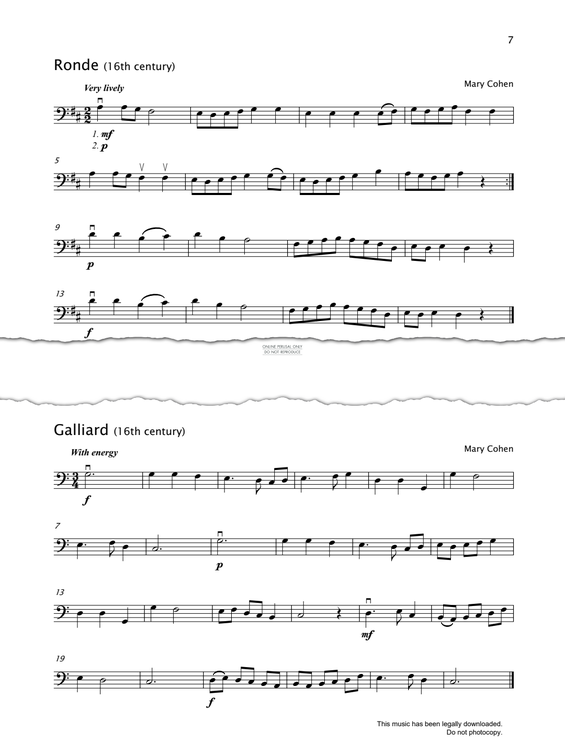 Produktgalerie: Seite 1 von 1 Ronde, Mary Cohen, Violoncello