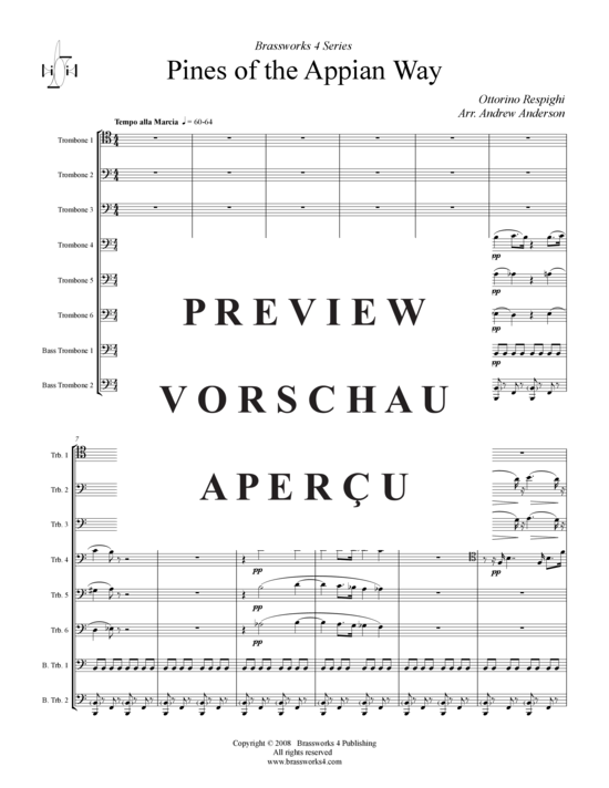 Product gallery: Page 2 of 21 Pines of the Appian Way , , (Trombone Ensemble)