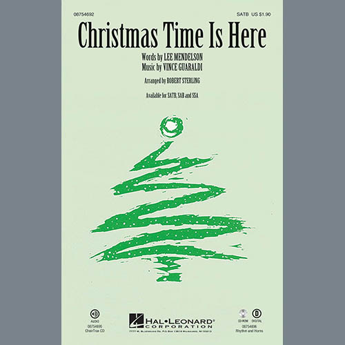 cover: Christmas Time Is Here (arr. Robert Sterling), Vince Guaraldi
