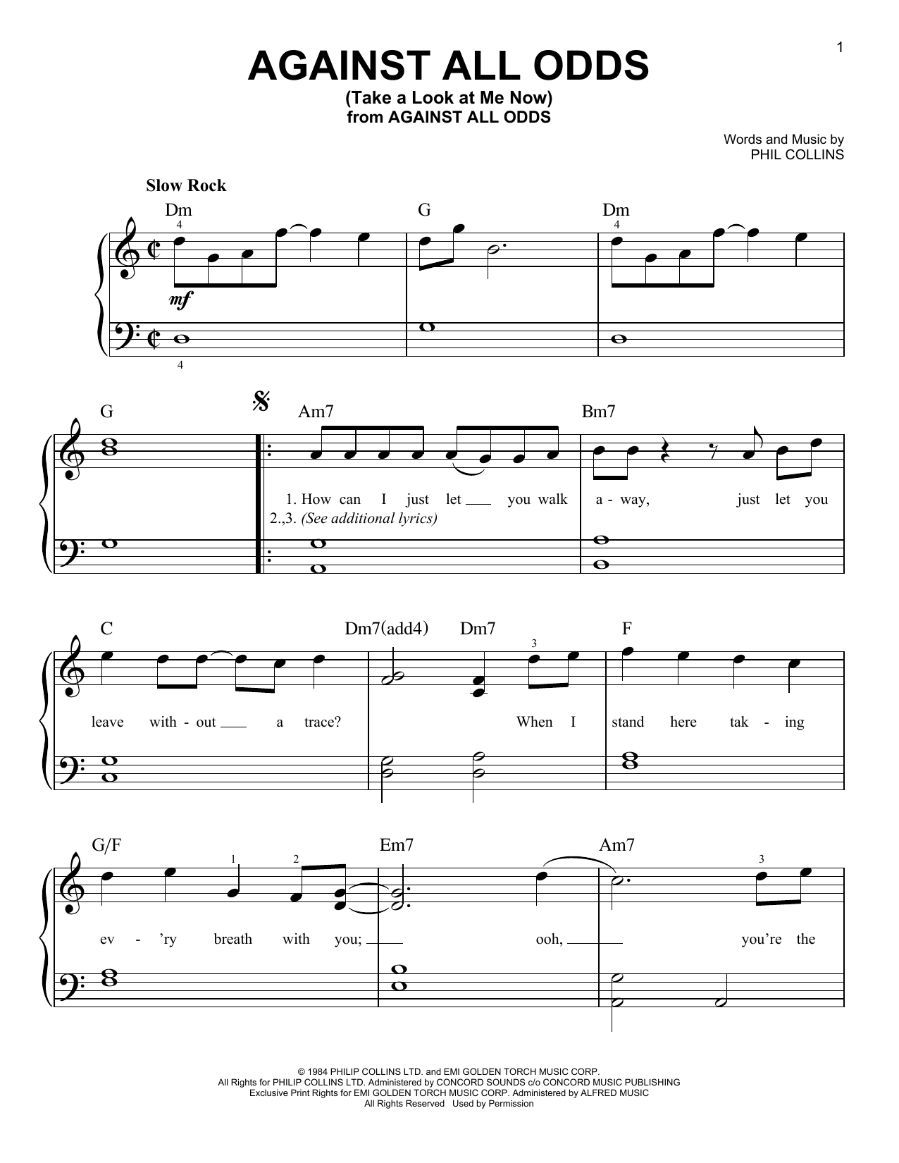 Produktbild zu: Against All Odds (Take A Look At Me Now)