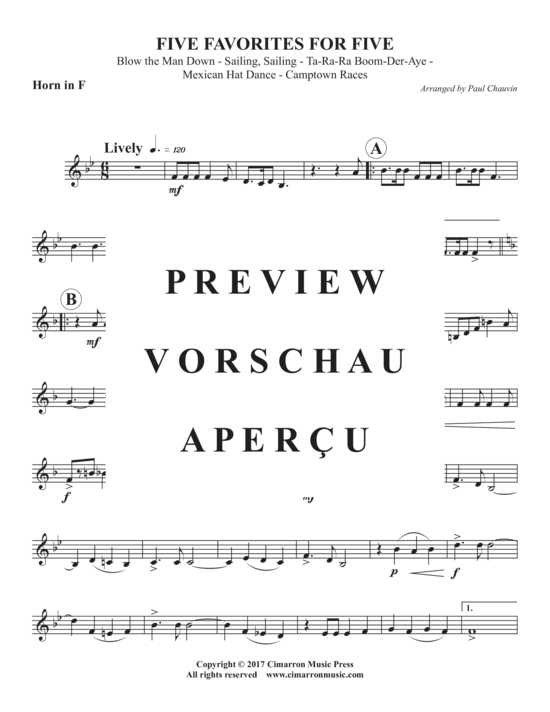 Produktgalerie: Seite 12 von 17 Five Favorites for Five , , (Blechbläserquintett)