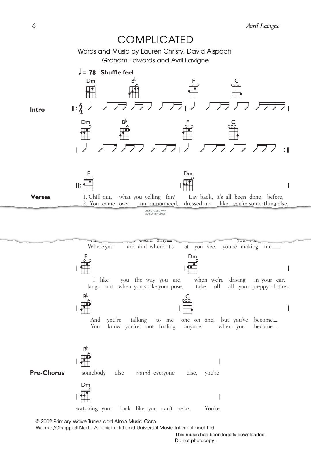 Product gallery: Page 1 of 1 Complicated, Avril Lavigne