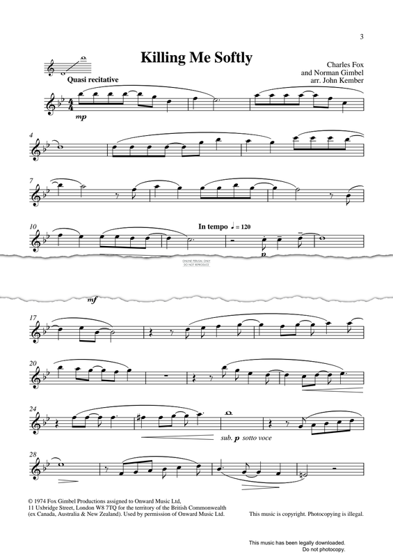 Product gallery: Page 1 of 1 Killing Me Softly, Charles Fox