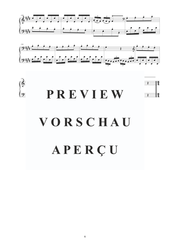 Produktgalerie: Seite 7 von 11 Cembalo Sonate Nr. 6 in E-Dur Op. 1, , Cembalo/Klavier Solo