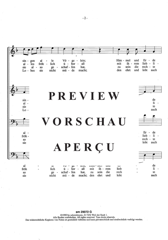 Product gallery: Page 3 of 4 Die beste Zeit im Jahr ist mein , , (mixed choir)