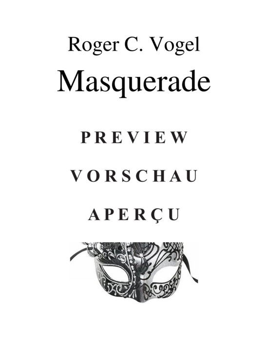 Product gallery: Page 3 of 21 Masquerade , , (oboe, clarinet and piano)