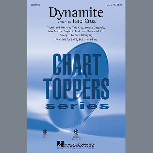 cover: Dynamite (arr. Alan Billingsley), Taio Cruz