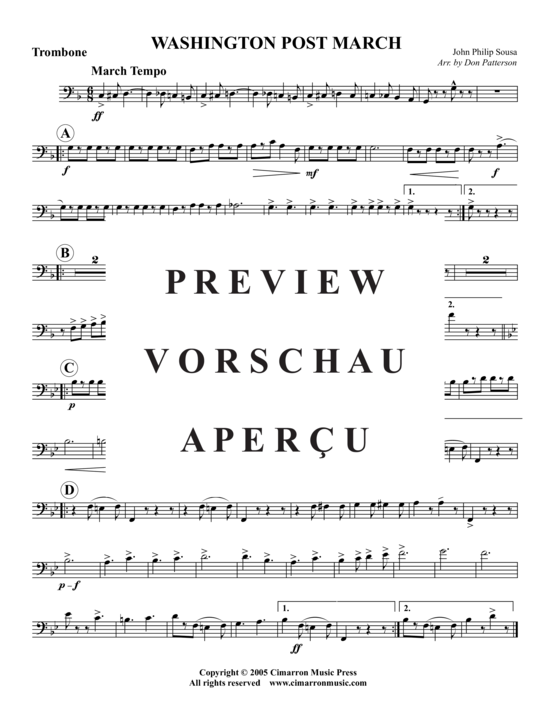 gallery: Washington Post Marsch , , (Blechbläserquintett)