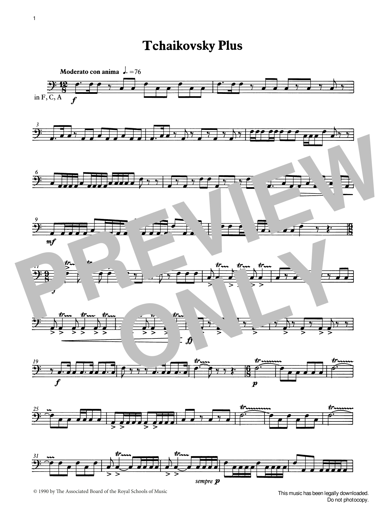 Product gallery: Page 1 of 1 Tchaikovsky Plus from Graded Music for Timpani, Book IV, Ian Wright