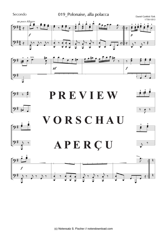 Produktgalerie: Seite 2 von 5 Polonaise, alla polacca , , (Klavier vierhändig)