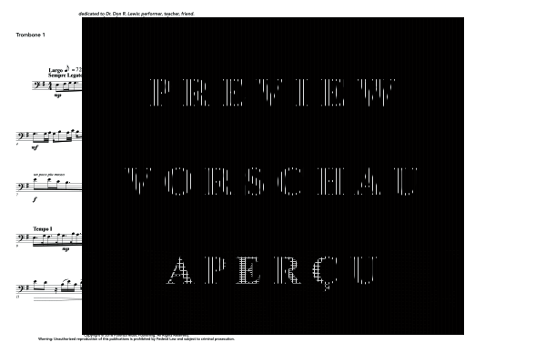 Product gallery: Page 10 of 11 Praelude and Fughetta, , (Quartet trombone)