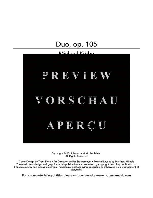 Produktgalerie: Seite 3 von 11 Duo, Op. 105, , (Blechbläser Duo Trompete in B und Horn in F)