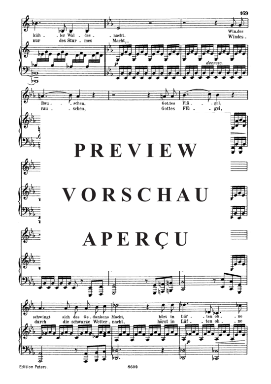 Product gallery: Page 12 of 14 Waldes-Nacht D.708, , Medium Voice and Piano