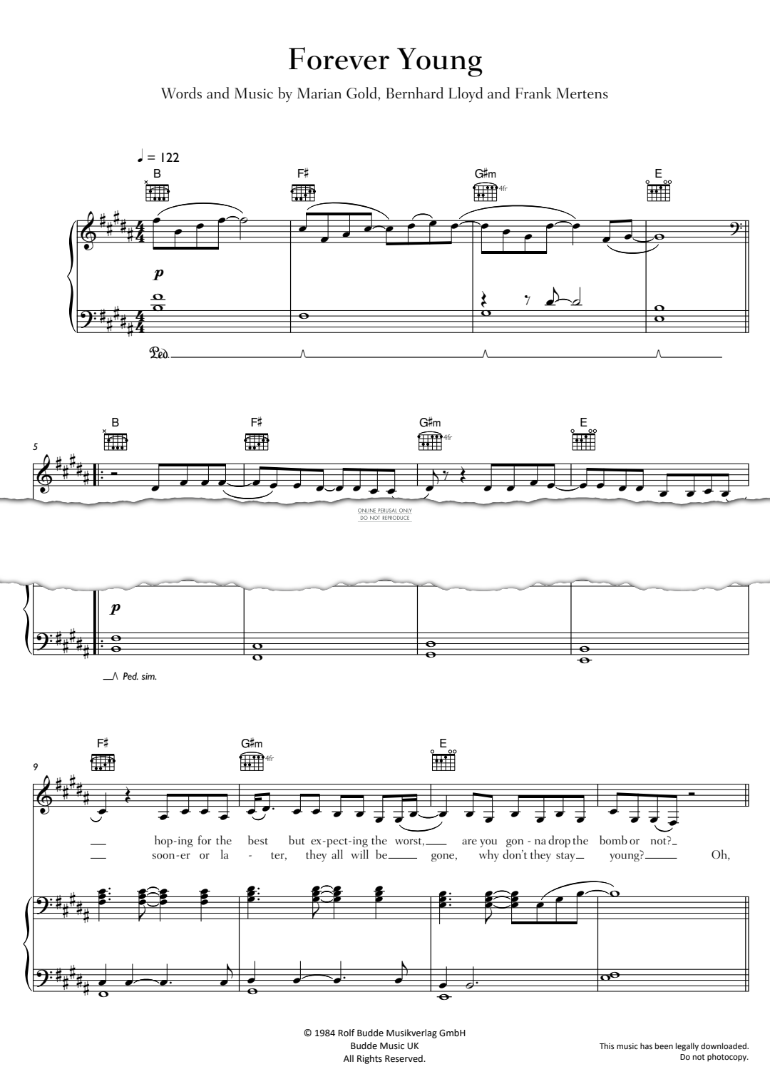 Product gallery: Page 1 of 1 Forever Young, Becky Hill