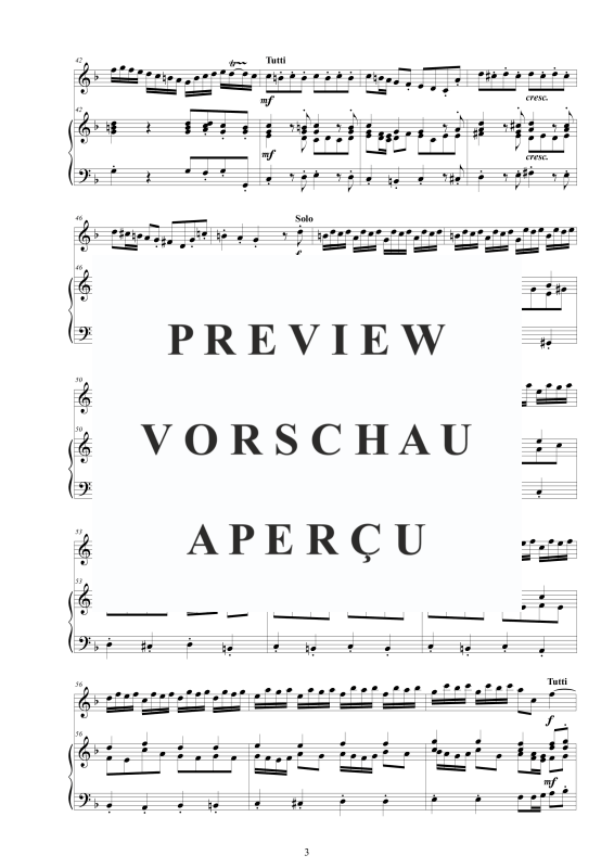 Produktgalerie: Seite 4 von 11 Oboen Konzert in F-Dur No. 1, , Oboe und Cembalo/Klavier