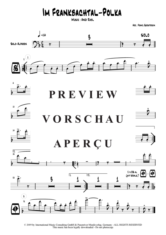 Product gallery: Page 12 of 15 Im Frankbachtal , Die Münchner Wiesen Sinfoniker, (Combo + 3 Horns)