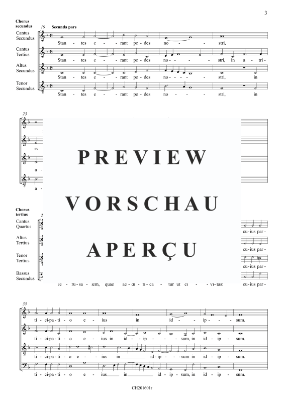 gallery: Laetatus sum (Psalm 121), , Gemischter Chor 12-stimmig und BC