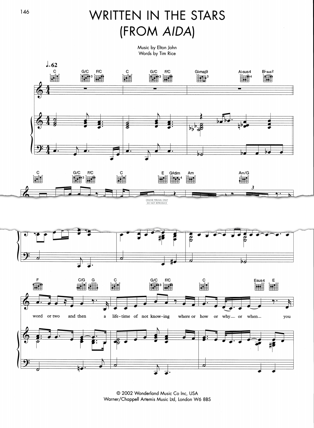 Product picture to: Written In The Stars (From 'Aida')