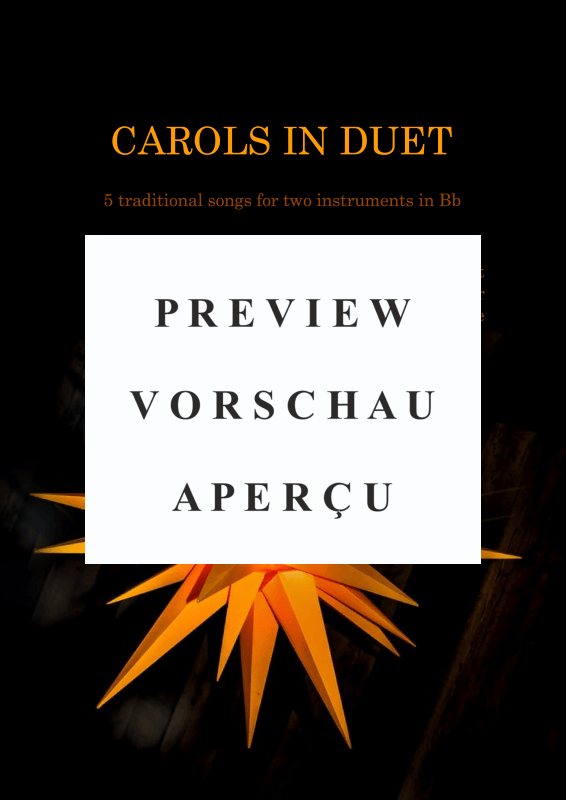 gallery: Carols in Duet, , Duette für 2 Trompeten oder Instrumente in B