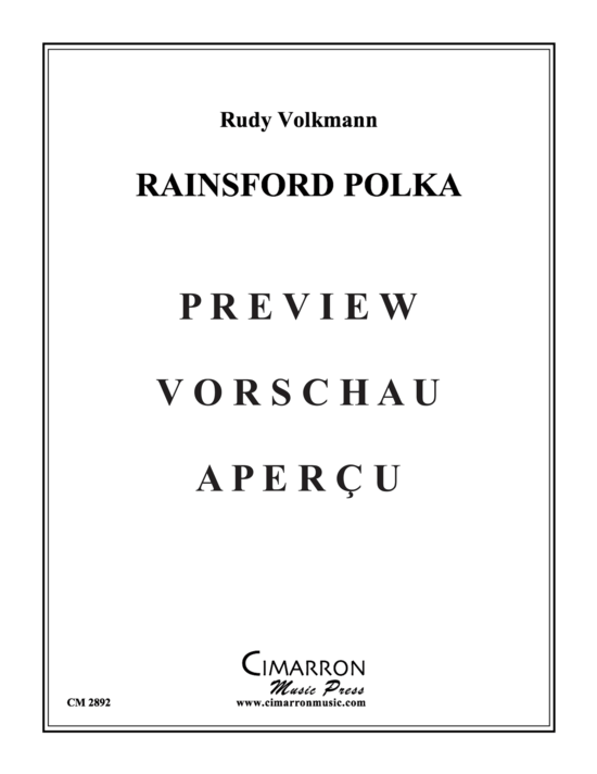 Produktgalerie: Seite 2 von 18 Rainsford Polka , , (Blechbläserquintett)