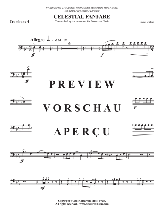 Product gallery: Page 15 of 21 Celestial Fanfare , , (Brass ensemble for 6x poaune + 2x bass trombone)