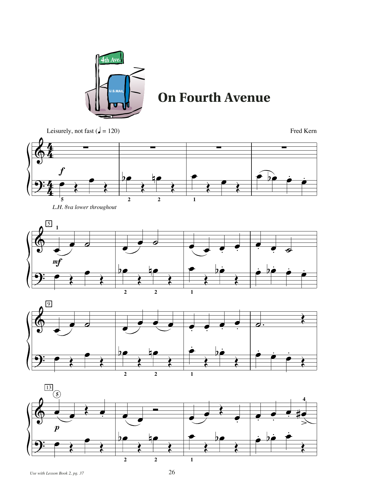 Produktgalerie: Seite 1 von 1 On Fourth Avenue, Fred Kern, Klavier