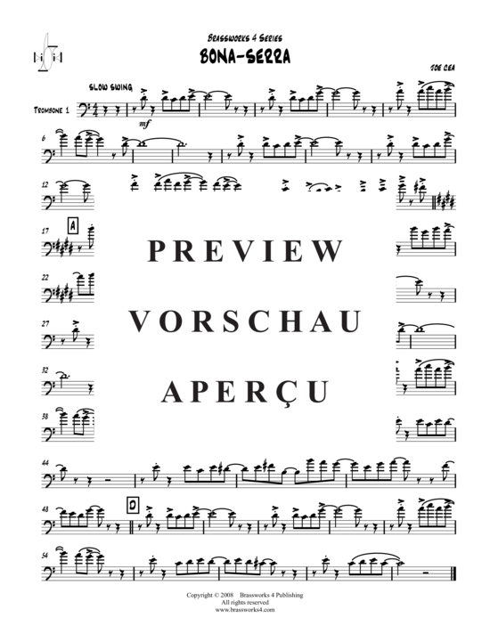 gallery: Bona-Serra , , (Posaunen-Quartett)