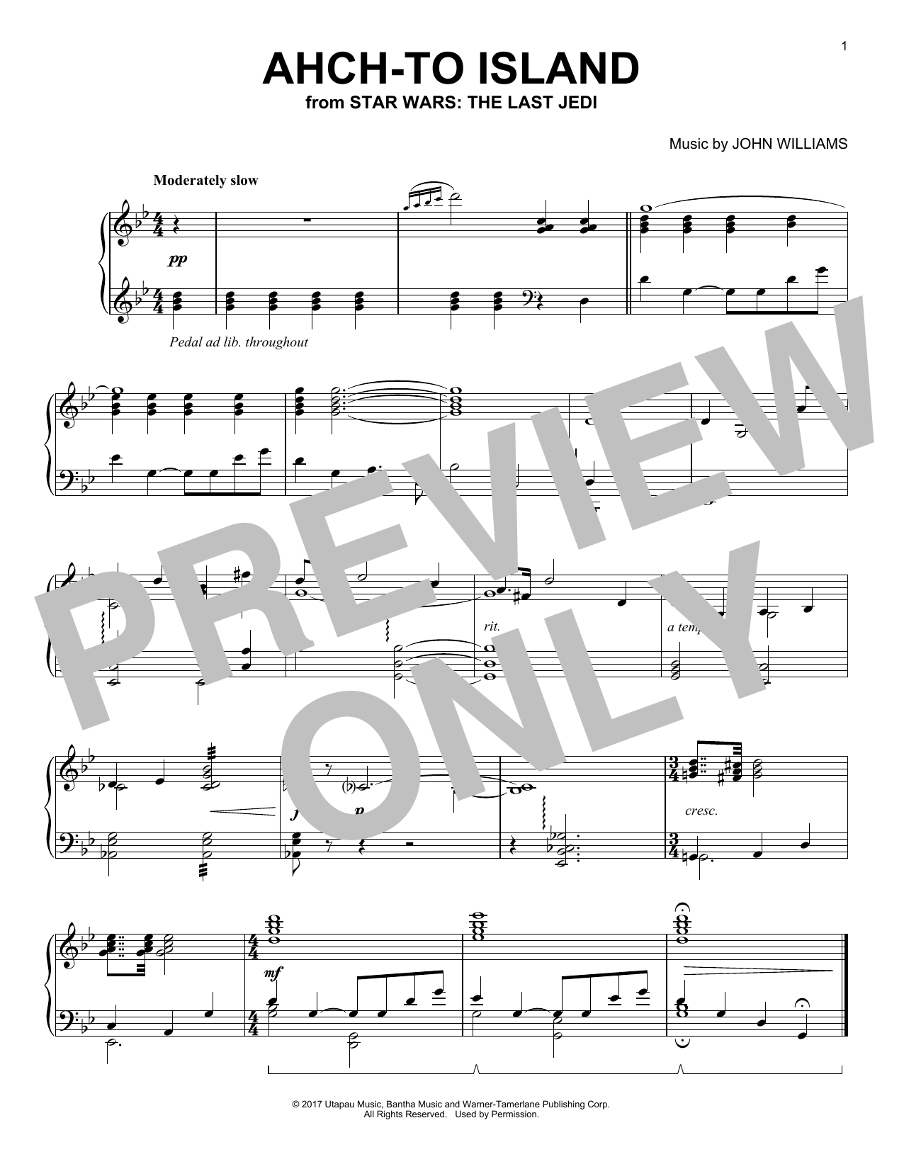 Product gallery: Page 1 of 1 Ahch-To Island, John Williams
