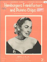 cover: Hamburgers, Frankfurters and Potato Chips, Georgia Gibbs
